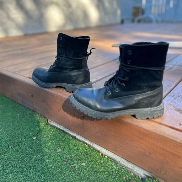 Black Timberland Boots. - Picture 5 of 7